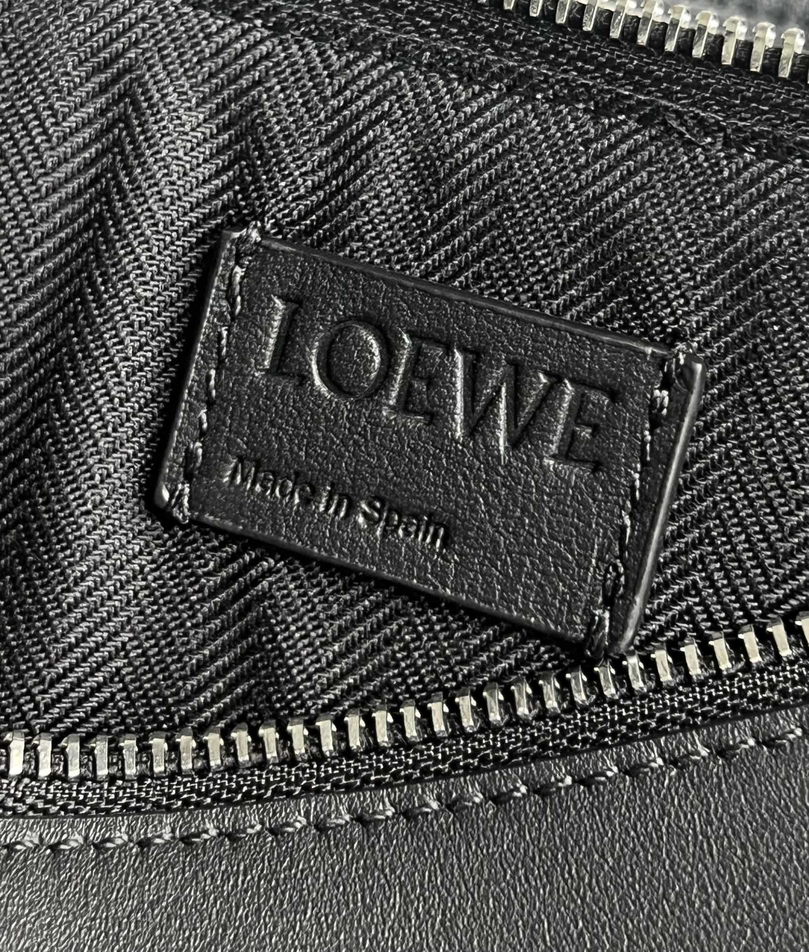 Loewe Mini Hammock Hobo Bag in Classic Calfskin Black